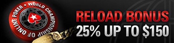 PokerStars предлагает релоад бонус на WCOOP