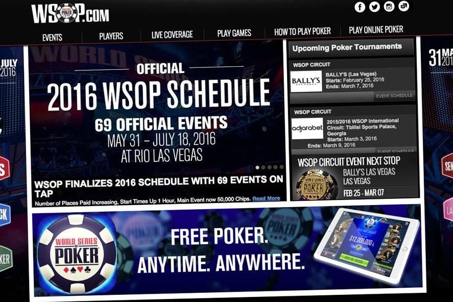wsop 2016 wsop