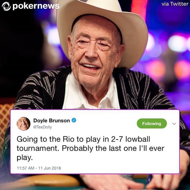 doyle brunson twitter doyle brunson