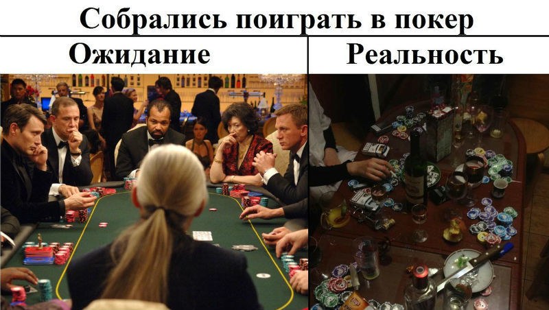 покер с друзьями - ожидание и реальность покер с друзьями
