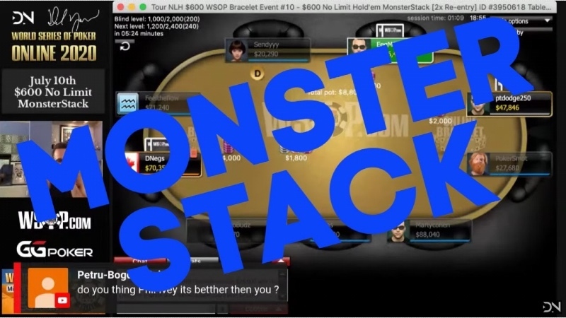 monster stack wsop 2020 monster stack