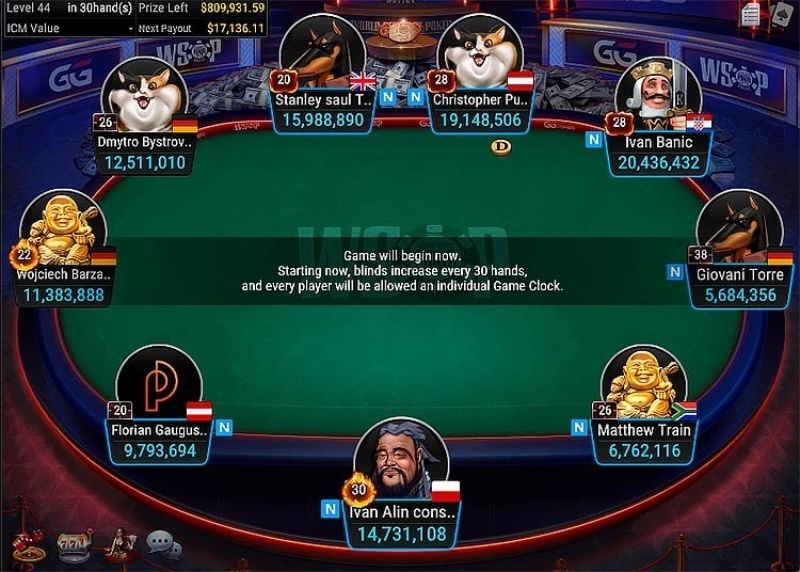 WSOP Online too bad poker финальный стол WSOP