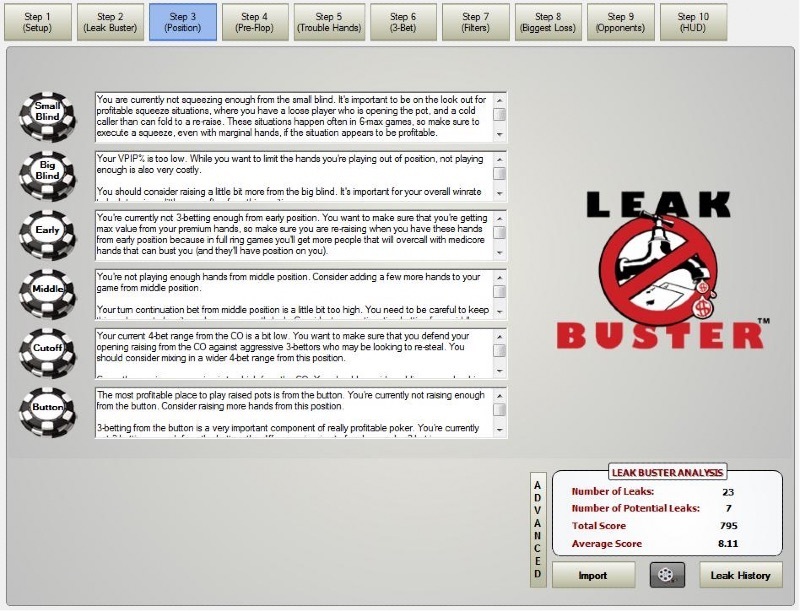 покерный софт Leak Buster Leak Buster
